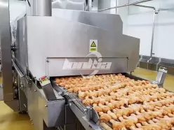 Линия по переработке мяса: варка на пару, запекание и жарка