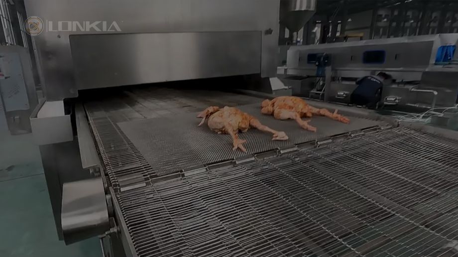 Технологическая линия для жарки и запекания мяса на пару Презентация видеопродукции