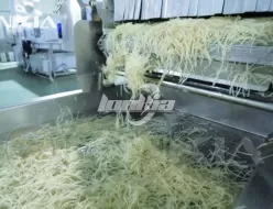 Линия по очистке и нарезке картофеля