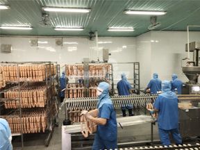 Линия по переработке колбас