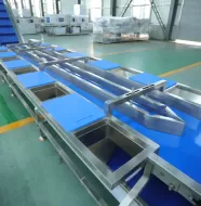 Линия по очистке и нарезке картофеля